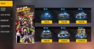 These are all the available options (Image via Free Fire)